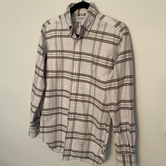 Thom Browne Cotton Oxford Button-Down Men’s Size 1 / Small - Picture 1 of 6